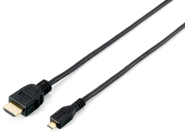 Equip 119309 HDMI-kabel 1 m HDMI Type A (Standard) HDMI Type D (Micro) Sort