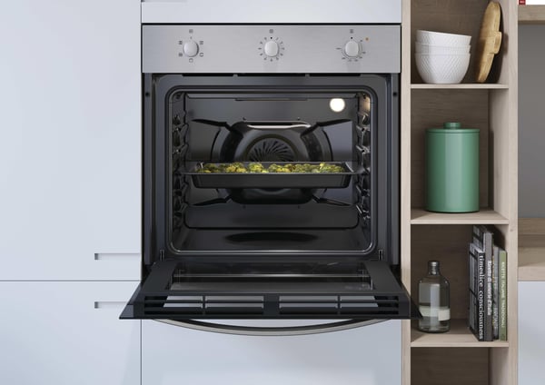 Candy Idea F IDC X502IT 65 L Sort, Rustfrit stål