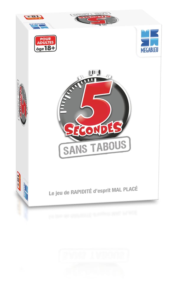 MEGABLEU 678.122 5 Secondes sans tabous Korttipeli Triviapeli