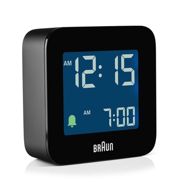Braun BC08 Digital väckarklocka Svart