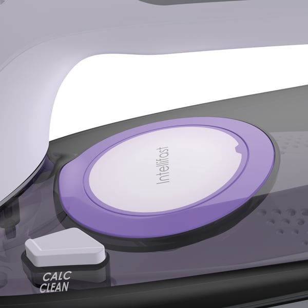 Imetec Intellifast Torr & Ångstrykjärn Keramisk stryksula 2400 W Grå, Lila