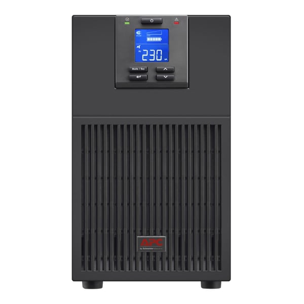 APC SRV1KI-E UPS-enhed Dobbeltkonvertering (online) 1 kVA 900 W 3 AC stikkontakt(er)