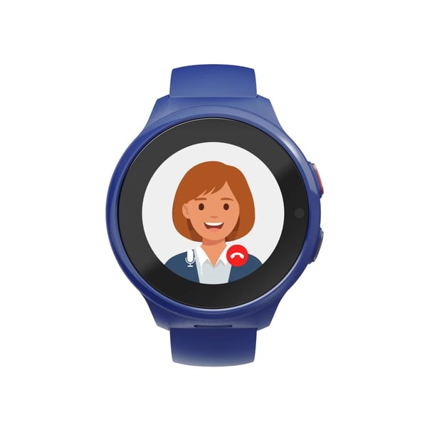 Hama 00178672 Smartwatch og sportsur 3,02 cm (1.19") AMOLED Digital Berøringsskærm Blå GPS (satellit)