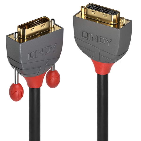Lindy 36232 DVI kabel 2 m DVI-D DVI-I Sort