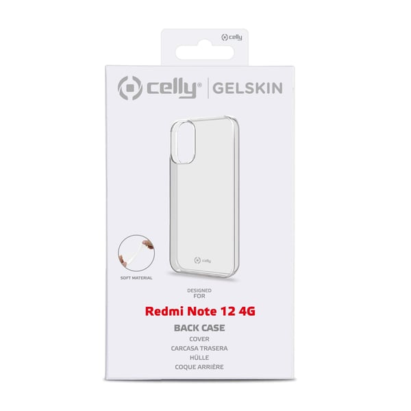 Celly GELSKIN mobiltelefon etui 16,9 cm (6.67") Cover Transparent