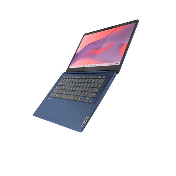 Lenovo IdeaPad Slim 3 Chrome 14M868 MediaTek Kompanio 520 Chromebook 35,6 cm (14") Full HD 4 GB LPDDR4x-SDRAM 64 GB eMMC Wi-Fi 6 (802.11ax) ChromeOS Fransk Blå