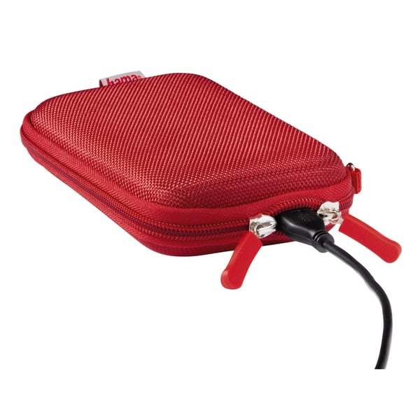 Hama 00095548 etui til drev EVA (ethylenvinylacetat) Rød