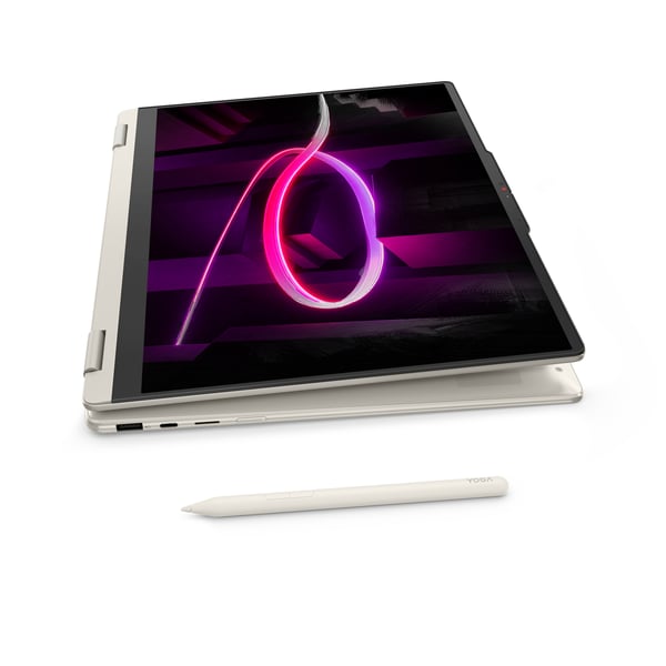 Lenovo Yoga 7 2-in-1 16AGP11 Copilot+ PC AMD Ryzen AI 7 445 Hybrid (2-i-1) 40,6 cm (16") Berøringsskærm WQXGA+ 32 GB LPDDR5x-SDRAM 1 TB SSD Wi-Fi 7 (802.11be) Windows 11 Home Tysk Muslingeskal (farve)