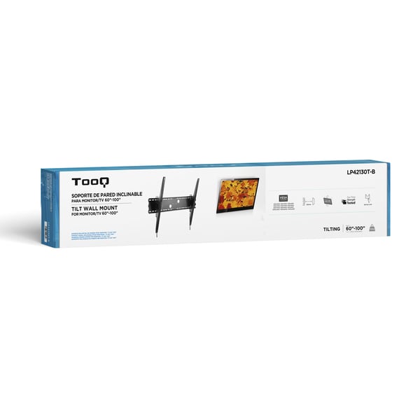 TooQ LP42130T-B TV-kiinnike 2,54 m (100") Musta