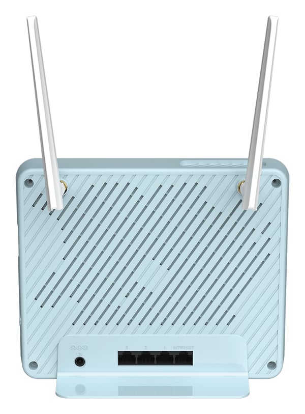 D-Link G415/E trådløs router Gigabit Ethernet Dual-band (2,4 GHz / 5 GHz) 4G Blå, Hvid