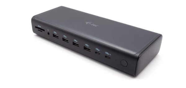 i-tec CA6MONITORDOCKPD dockingstation Ledningsført USB 3.2 Gen 1 (3.1 Gen 1) Type-C Sort