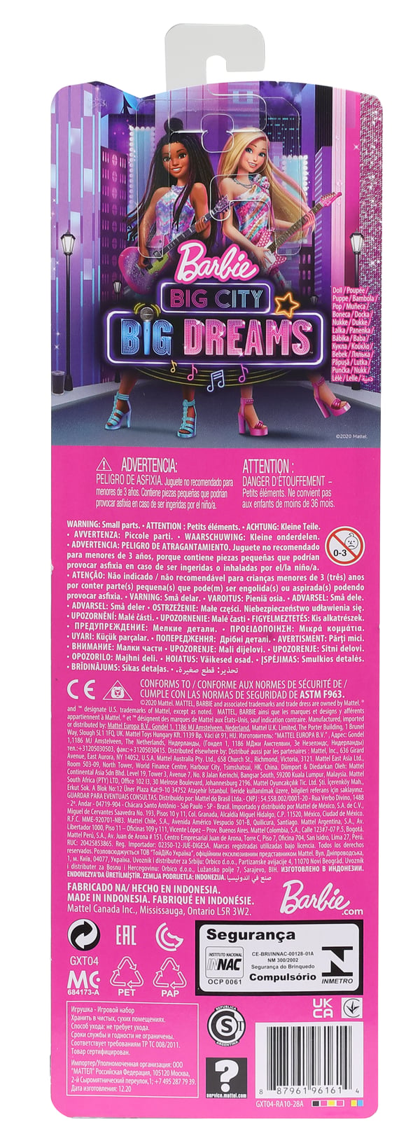 Barbie GXT04 dockor