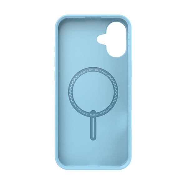 ZAGG SoHo Snap - beskyttelsescover til iPhone 16 Plus kompatibel med MagSafe (blå)