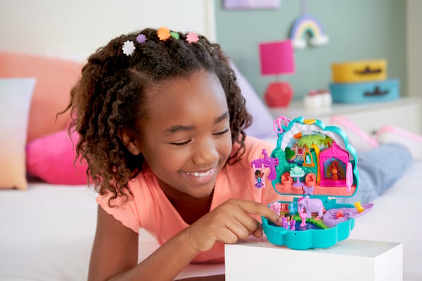Polly Pocket PEACOCK GARDEN Compact