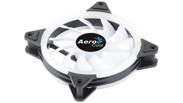 Aerocool Duo 12 Datorväska Fan 12 cm Svart