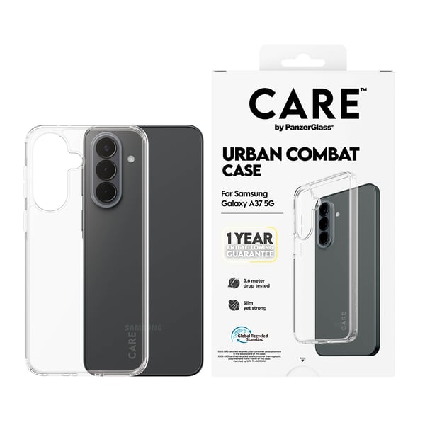 PanzerGlass CARE™ by ® Urban Combat Case Transparent Samsung Galaxy A37 5G