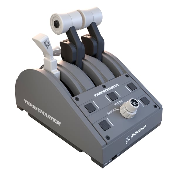 Thrustmaster TCA Quadrant Boeing Edition Grå USB Joystick PC, Xbox, Xbox One X, Xbox Series S