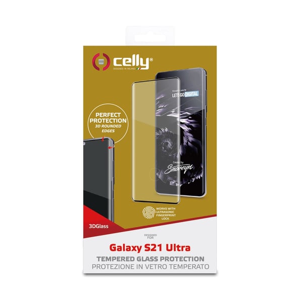 Celly 3DGLASS994BK skärm- och baksidesskydd till mobiltelefon Genomskinligt skärmskydd Samsung 1 styck