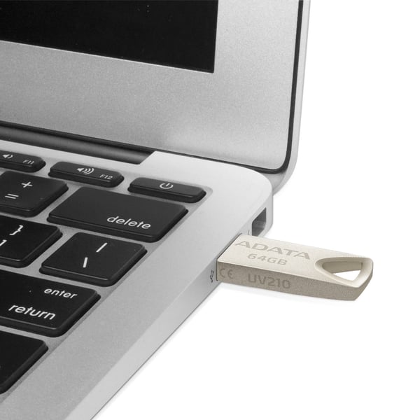 ADATA AUV210-64G-RGD USB-nøgle 64 GB USB Type-A 2.0 Beige
