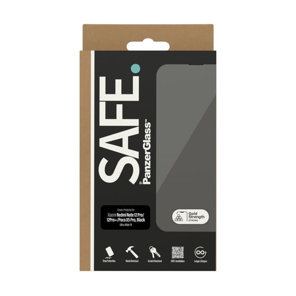 PanzerGlass SAFE. by ® Skærmbeskyttelse Xiaomi Mi 12 Pro 5G | Poco X5 Pro | 12 Pro Plus 5G | Ultra-Wide Fit