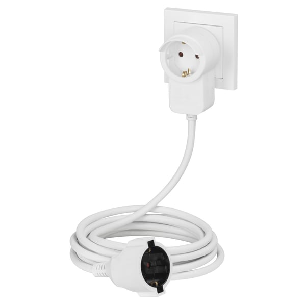 Hama Powerplug stikdåse 3 m 2 AC stikkontakt(er) Indendørs Hvid