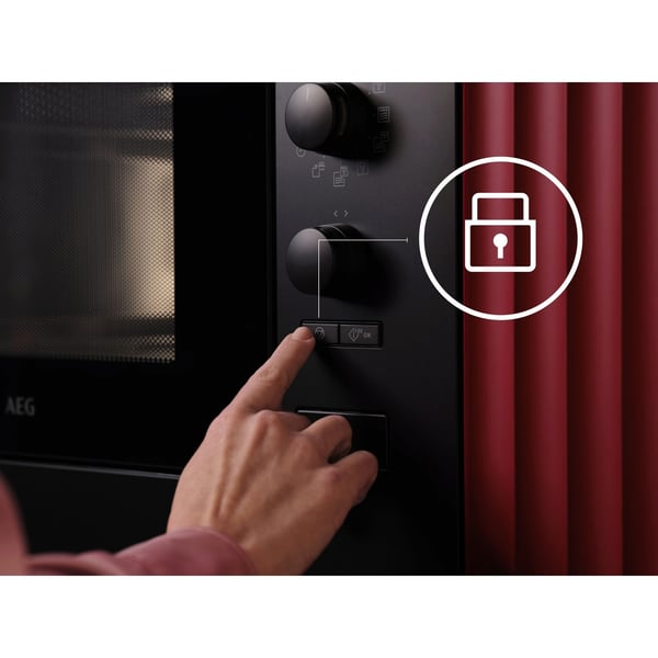 AEG TMS5G25IEM Svart, Rostfritt stål Enbart mikrovågsugn Inbyggd 25 l 900 W