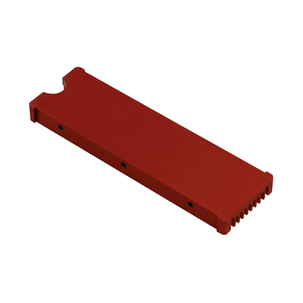 Axagon CLR-M2 kylsystem för dator M.2 NVMe SSD, Halvledardrivenhet VGA-kylare Svart, Röd 1 styck