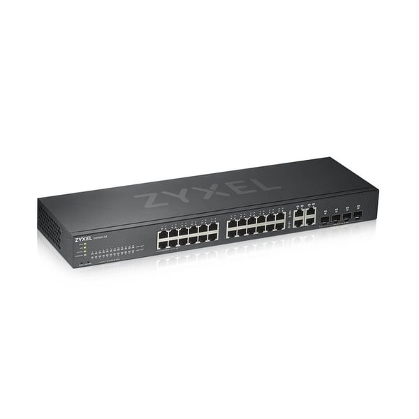 ZyXEL GS1920-24v2 - Kytkin - Älykäs - 24 x 10/100/1000 + 4 x Kombi-Gigabit-SFP