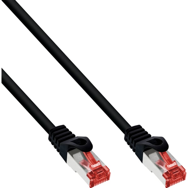 InLine 73602X nätverkskablar Svart 2 m Cat6 S/FTP (S-STP)