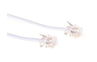Microconnect MPK182W telefonkabel 2 m Hvid
