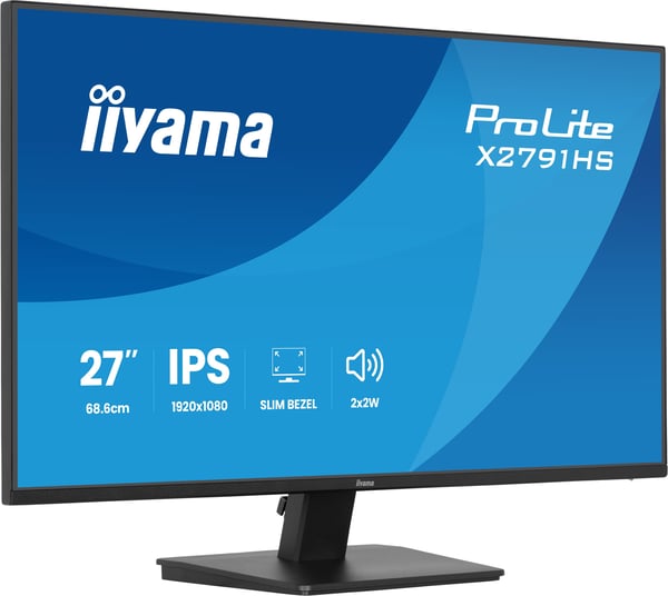 iiyama ProLite X2791HS-B1 tietokoneen litteä näyttö 68,6 cm (27") 1920 x 1080 pikseliä Full HD LED Musta