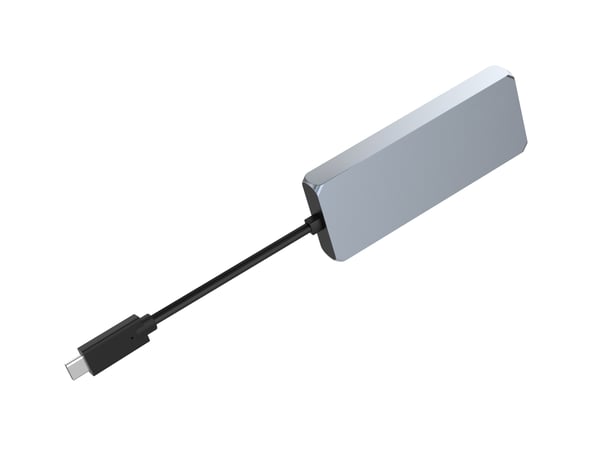 Conceptronic DONN22G kannettavien tietokoneiden telakka ja porttitoistin Langallinen USB 3.2 Gen 2 (3.1 Gen 2) Type-C Harmaa