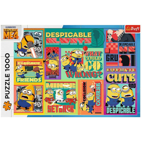 Palapeli 1000 Minionien hullut seikkailut TREFL