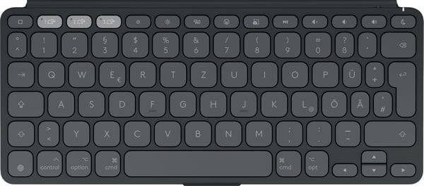 Logitech 920-013004 tastatur til mobil enhed QWERTZ Tysk Bluetooth Grafit