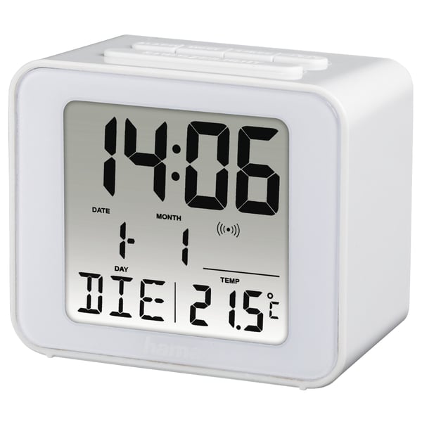 Hama Cube Digital väckarklocka Vit
