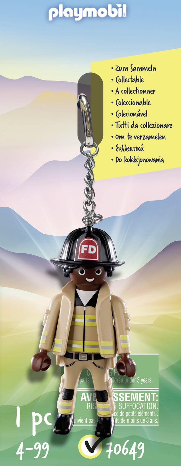 Playmobil City Action 70649 nyckelring och fodral Nyckelkedja Multifärg