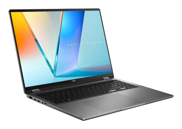 ASUS Vivobook 16 Flip TP3607SA-SI099W Copilot+ PC Intel Core Ultra 7 258V Hybridi (2-in-1) 40,6 cm (16") Kosketusnäyttö WUXGA 32 GB LPDDR5x-SDRAM 1 TB SSD Wi-Fi 7 (802.11be) Windows 11 Home Musta, Harmaa QWERTY Hollanti