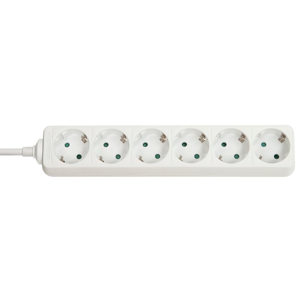 Lindy 73102 stikdåse 6 AC stikkontakt(er) Indendørs Hvid