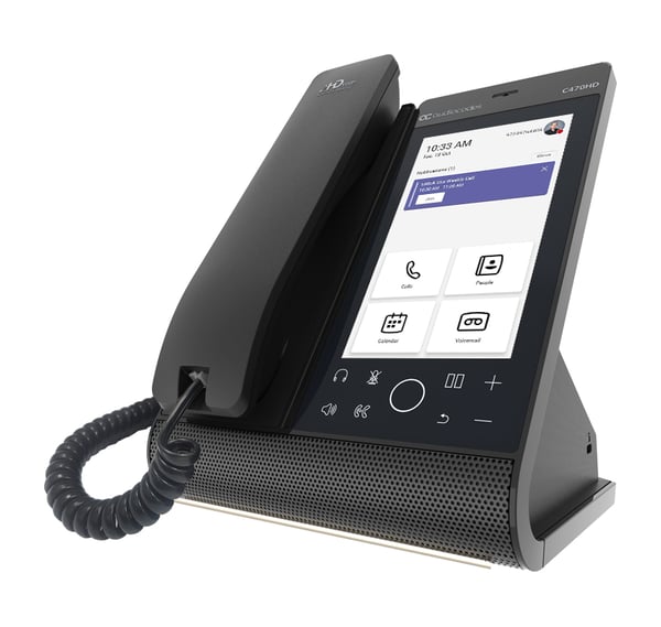 AudioCodes C470HD IP-telefoner Svart TFT Wi-Fi
