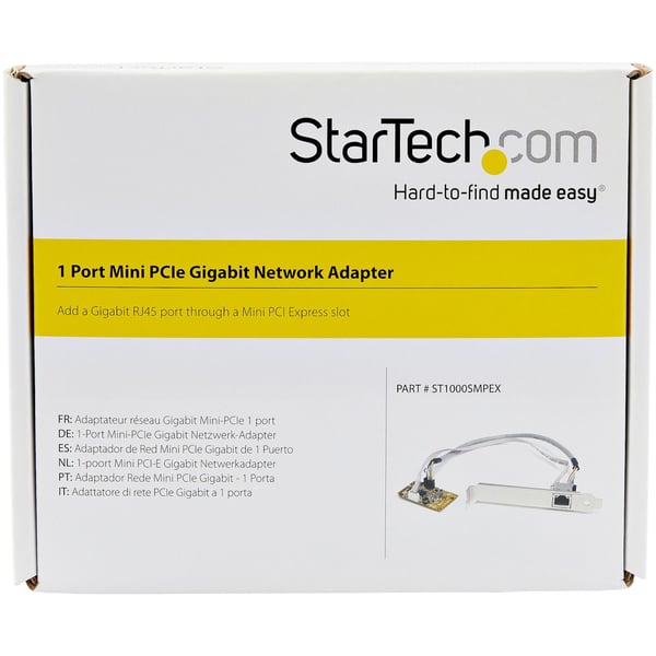 StarTech.com Mini PCI Express Gigabit Ethernet nätverksadapter NIC-kort
