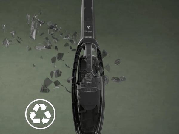 Electrolux ES52CB21DB Sauvaimuri Akku Kuiva Sykloninen, Vaahto, Moottorin jälkeinen suodatin Pussiton 0,3 L 29 W Sininen 2 ah