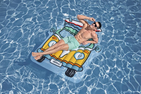 Bestway 43952 pool- och badmadrass Multifärg Mönstrad PVC