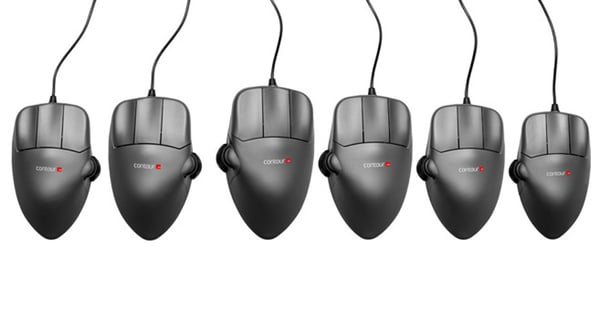 Contour Design Contour datormöss Vänster hand USB Type-A Optisk 1200 DPI