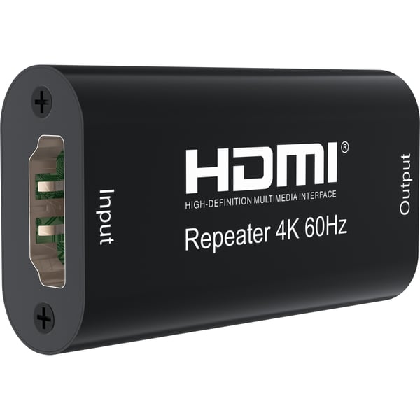 Techly IDATA HDMI2-RIP4KT AV-förlängare Repeater för AV-utrustning Svart