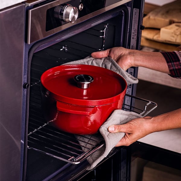 KitchenAid CC006060-001 suppegryde 5,2 L Rød Støbejern