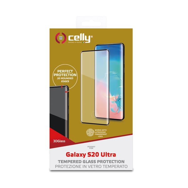 Celly 3DGLASS991BK Matkapuhelimen näyttö- ja taustasuoja Kirkas näytönsuoja Samsung 1 kpl