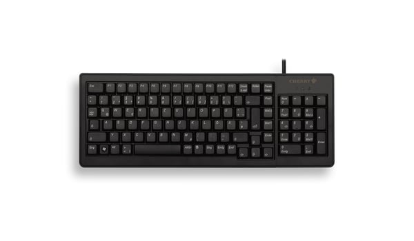 CHERRY XS G84-5200 tangentbord Kontor USB + PS/2 AZERTY Fransk Svart