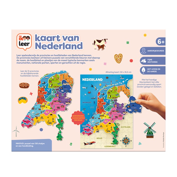 I learn Ik Leer - Kaart Van Nederland