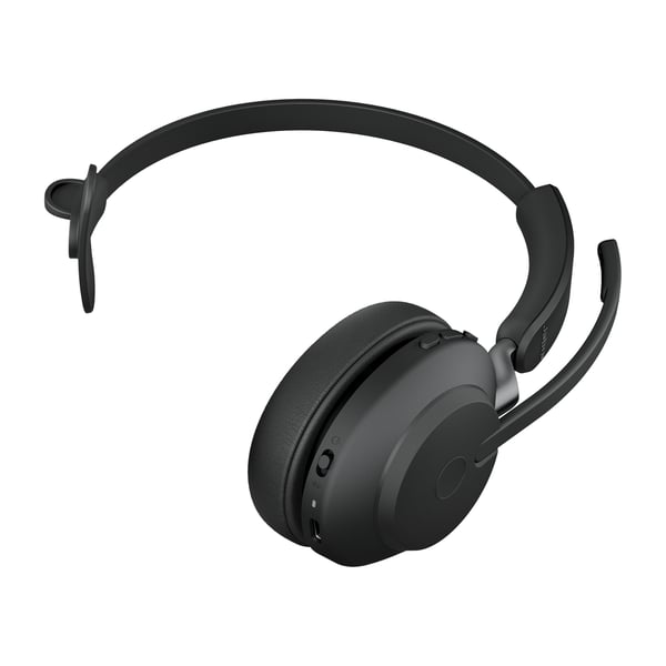 Jabra Evolve2 65 Kuulokkeet Langaton Pääpanta Toimisto/puhelukeskus USB A-tyyppi Bluetooth Latausteline Musta