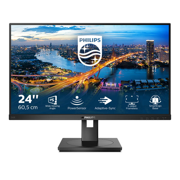 Philips B Line 242B1/00 computerskærm 60,5 cm (23.8") 1920 x 1080 pixel Fuld HD LED Sort